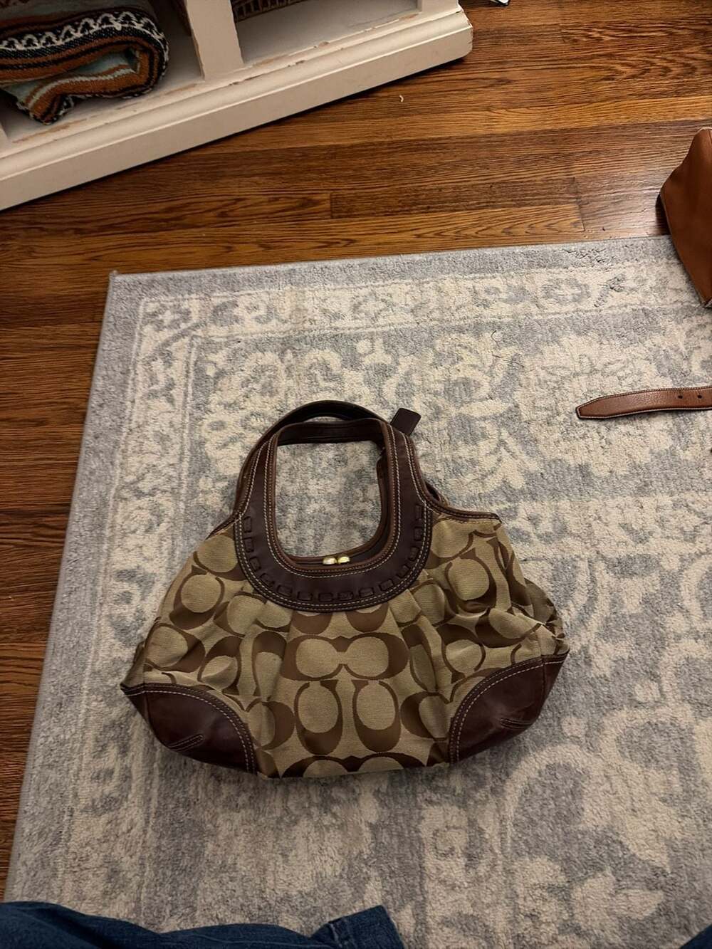brown Coach purse
